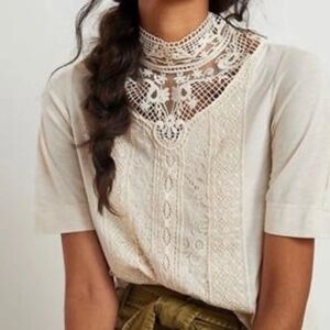 Anthropologie | Tiny Celine Lace Top, size medium.